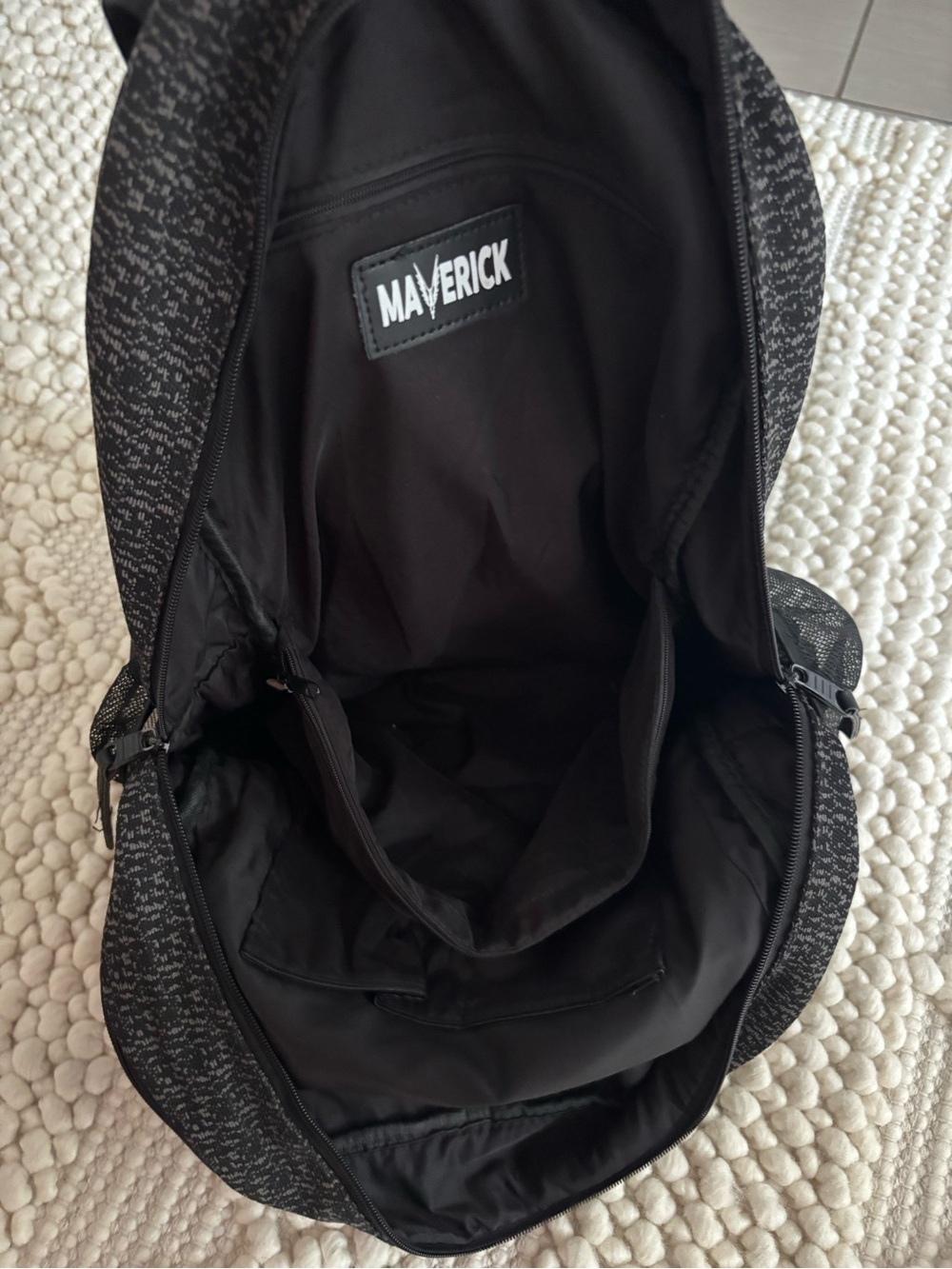 Logan Paul Maverick grey & black Backpack luggage parrot logo - Picture 14 of 14